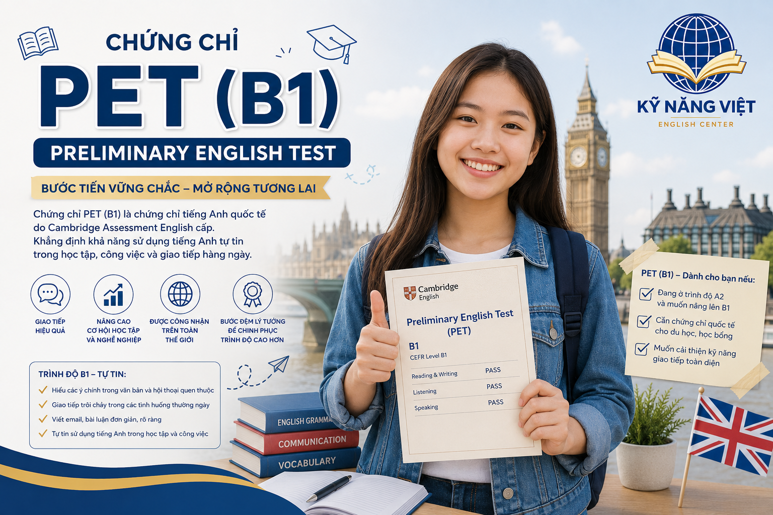 Tại sao nên thi chứng chỉ PET?
