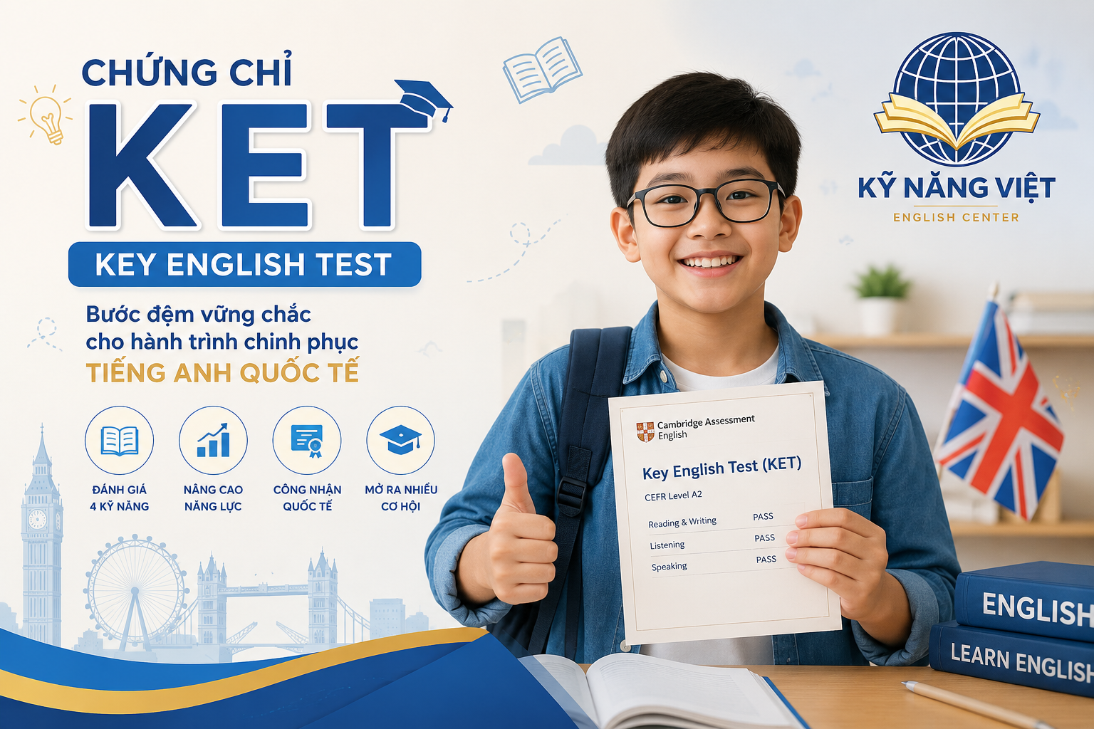 Tại sao nên ôn thi và sở hữu chứng chỉ KET?